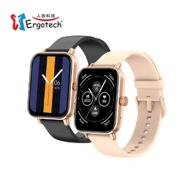 【Ergotech 人因科技】ERGOLINK SW206 1.83吋心率血氧藍牙通話腕錶(智慧手錶/通話手錶/健康手錶)