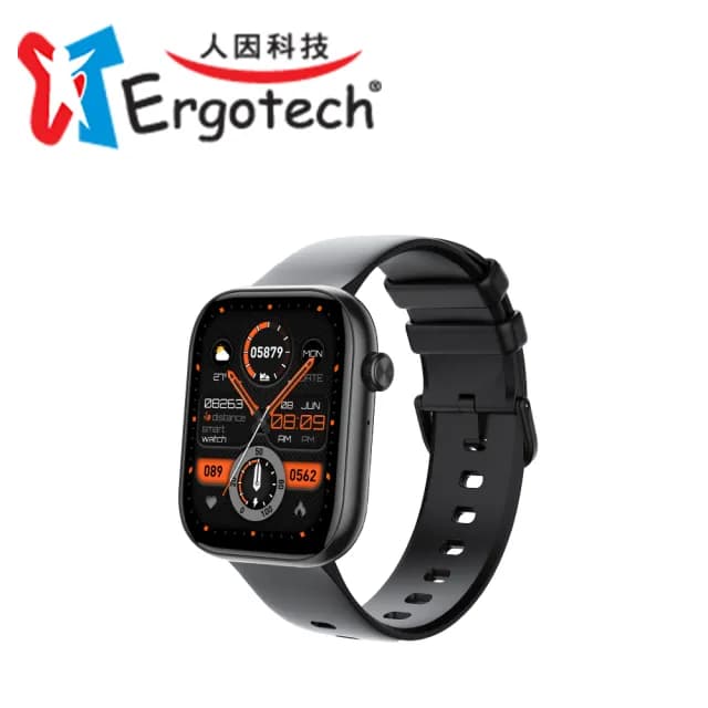 【Ergotech 人因科技】ERGOLINK 2.01心率血氧藍牙通話腕錶(智慧手錶/通話手錶/健康手錶)