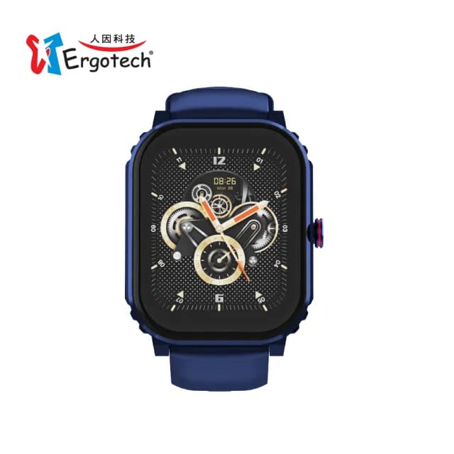 【Ergotech 人因科技】ERGOLINK SW210 2.01吋5ATM游泳心率血氧藍牙通話腕錶(智慧手錶/通話手錶/游泳手錶)