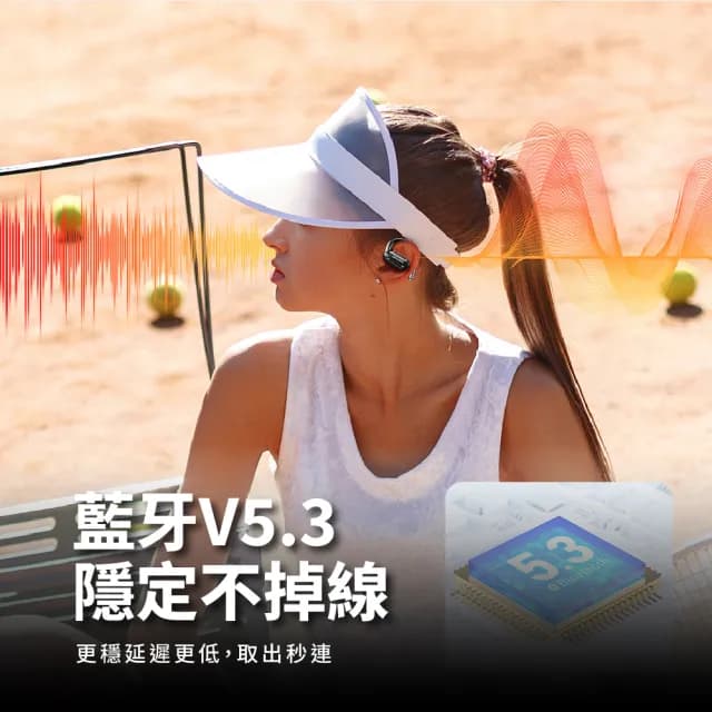 【aWEI】T93 OWS無線藍牙耳機 運動耳機 通透/降噪/音樂/遊戲(IPX6等級防水)