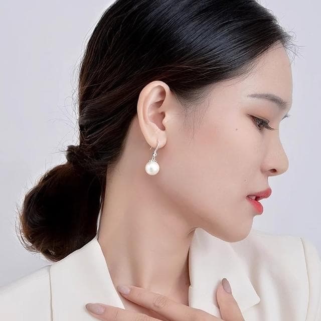 【LEEHER】珍珠耳環/925/純銀/流蘇/鋯石/耳墜/輕奢/耳環/高級感/女生飾品/復古耳環/耳飾/耳鈎/造型耳環