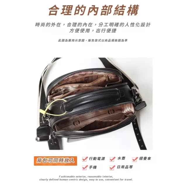 【韓系穿搭】情人節禮物 慵懶高級皮質女士斜跨包(大容量 加粗背帶 秋冬 肩背包 單肩包 斜背包 手提箱 手提