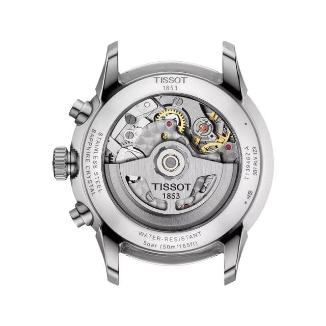 【TISSOT 天梭】杜魯爾系列 計時機械腕錶 母親節 禮物 推薦(T1394072203800)
