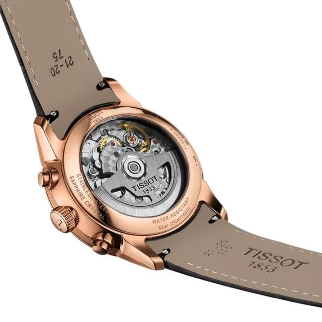 【TISSOT 天梭】杜魯爾系列 計時機械腕錶 母親節 禮物 推薦(T1394623629800)