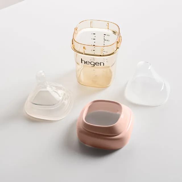 【hegen 總代理】台灣限定色｜誕藍奶瓶成長限定組(240ml雙瓶+330ml誕藍)