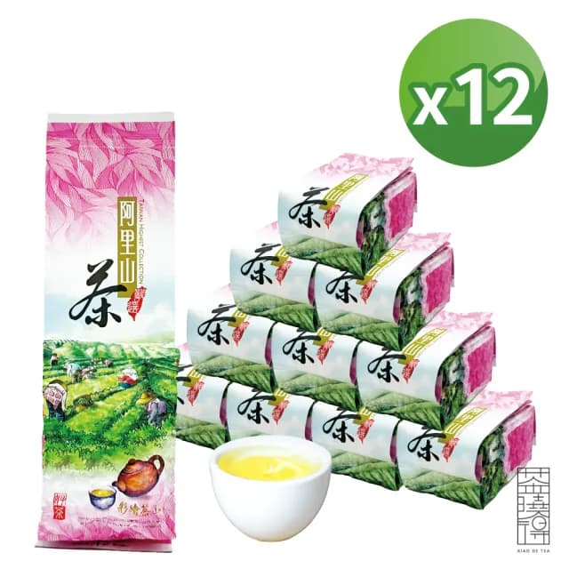 【茶曉得】阿里山嫩芽鮮採烏龍茶葉(150gx12包-3斤 春茶)