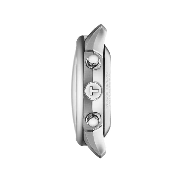 【TISSOT 天梭 官方授權】TOURELLES 杜魯爾 經典三眼 計時機械腕錶 畢業禮物 送禮 推薦(T1394621103800)