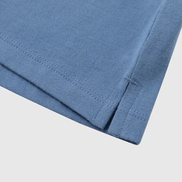 【GAP】男幼童裝 Logo純棉印花圓領短袖T恤-藍色(738280)