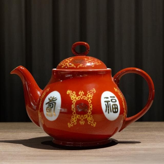 【大同磁器】福壽茶具禮盒組-22件入(台灣製造)