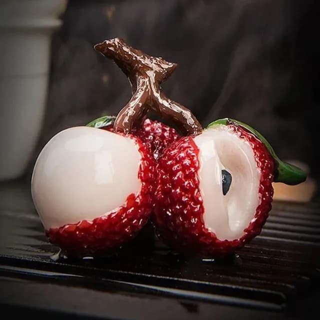 【TEA Dream】日式創意變色好事成雙荔枝茶寵(父親節禮物 泡茶工具)