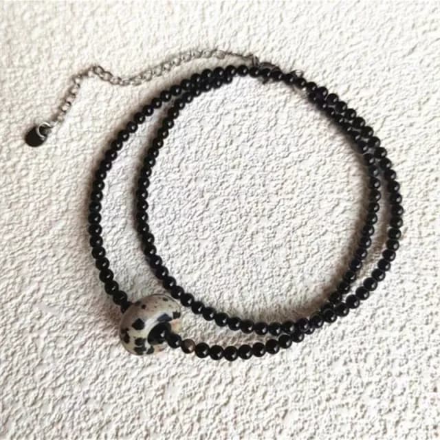 【Penny珮妮】黑瑪瑙玉石吊墜項鍊2款可選(母親節禮物 交換禮物 送女友 生日禮物 情人節 尾牙 新年 結婚)