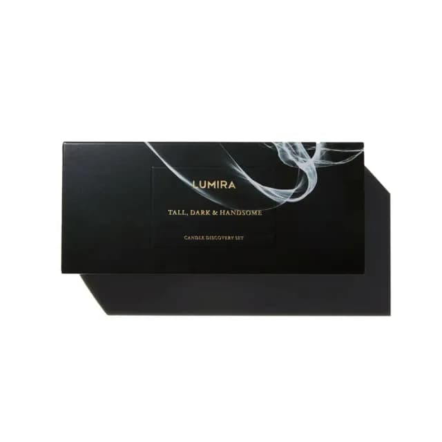【LUMIRA】蠟燭3入組 TALL/DARK/HANDSOME(沉香/菸草/廣藿香松木)