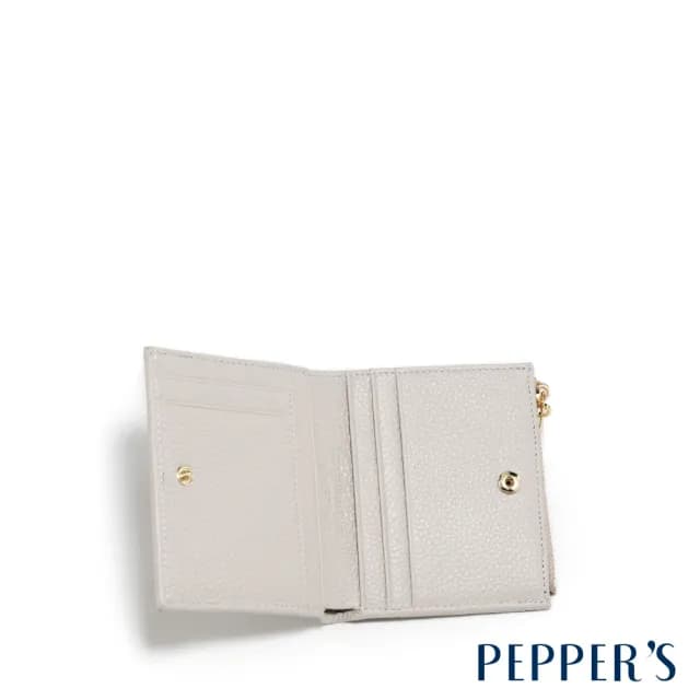【PEPPER’S】父親節禮物 CUBE 牛皮零錢包短夾 - 淺沙色/迷霧藍/月光灰(短夾 真皮包包  男夾 女夾 中性包