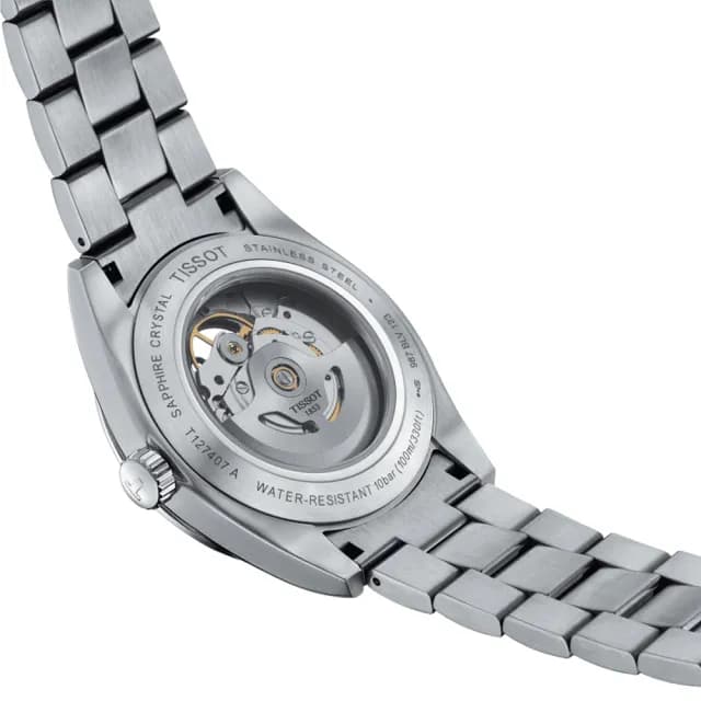 【TISSOT 天梭 官方授權】GENTLEMAN系列 開芯機械腕錶 畢業禮物 送禮 推薦(T1274071103101)