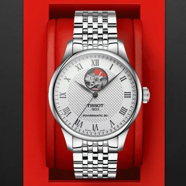 【TISSOT 天梭 官方授權】LE LOCLE 力洛克系列 機械腕錶 七夕 情人節 禮物 送禮 推薦(T0064071103302)
