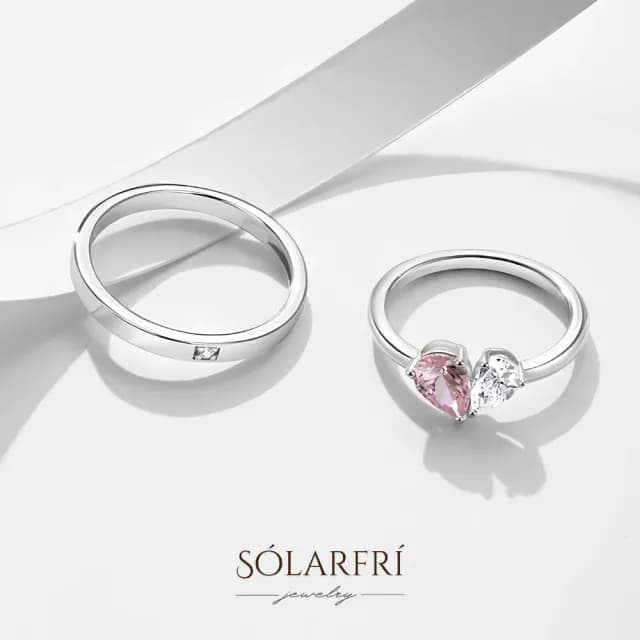 【SOLARFRi】多款精選 浪漫閃耀對戒指｜可調整戒圍大小附品牌禮盒(女友老婆情人生日告白求婚禮物)