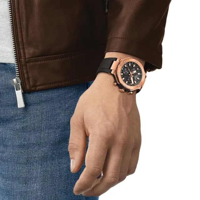 【TISSOT 天梭 官方授權】T-RACE 競速系列 計時腕錶 畢業禮物 送禮 推薦(T1414173705100)