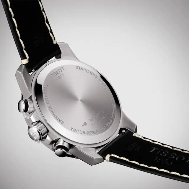 【TISSOT 天梭 官方授權】SUPERSPORT CHRONO 三眼計時腕錶 畢業禮物 送禮 推薦(T1256171605100)