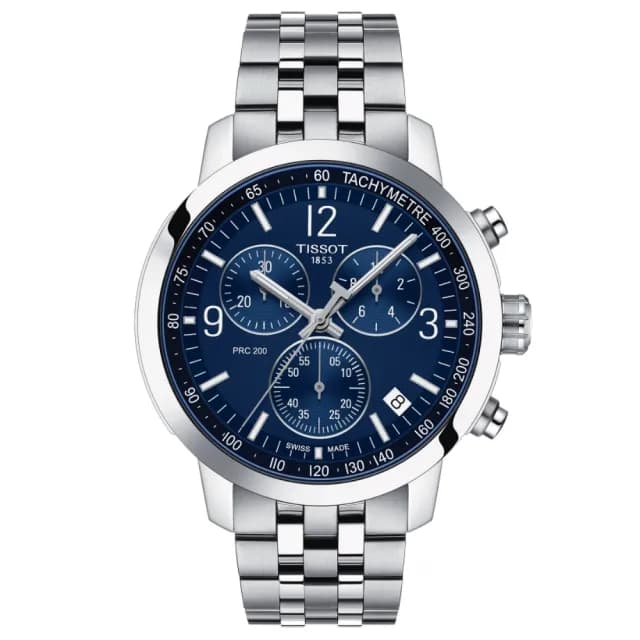 【TISSOT 天梭 官方授權】PRC200 CHRONOGRAPH 三眼計時腕錶 畢業禮物 送禮 推薦(T1144171104700)