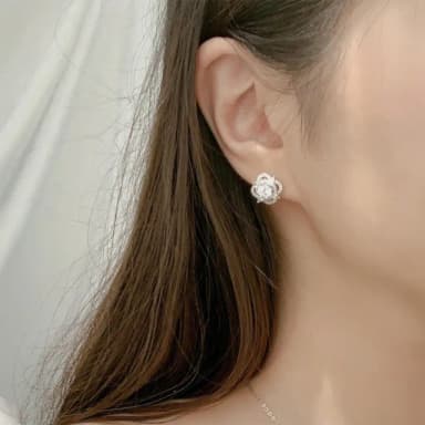 【MoonDy】新娘耳環 925耳環 鑽石耳環 耳針 日系耳環 韓國耳環 寶石耳環 女生耳環 925 純銀耳環