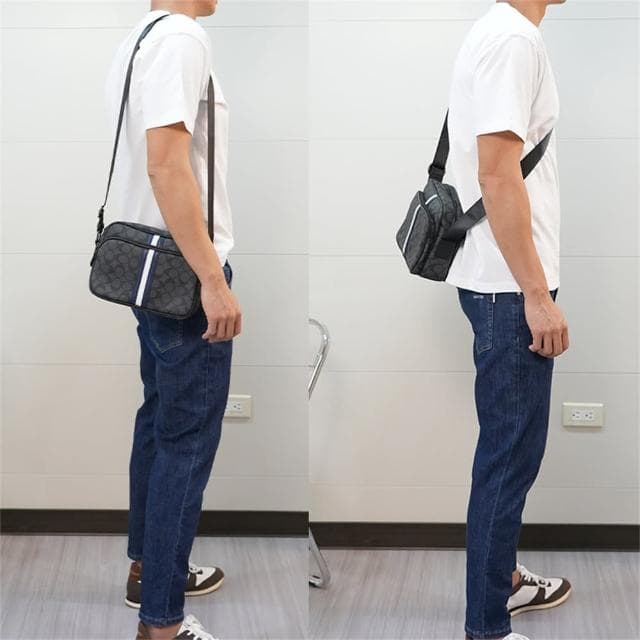 【MoonDy】男生郵差包 男生包包 肩背包 男朋友生日禮物 精品包包 郵差包男 復古郵差包 側背包男 防水包包