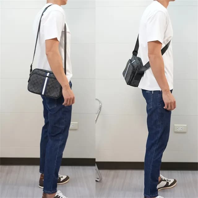 【MoonDy】父親節禮物 男生郵差包 男生包包 肩背包 男朋友生日禮物 精品包包 郵差包男 復古郵差包 側背包男