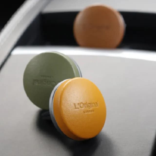 【L‘Original London 洛瑞歐】官方直營－皇家小羊皮車香禮盒 賽車綠(生日禮物、汽車擴香、車用擴香