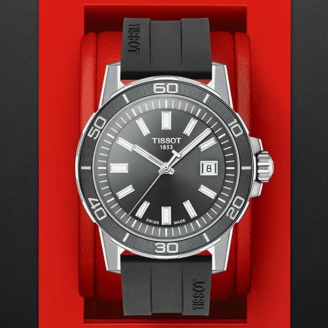 【TISSOT 天梭 官方授權】SUPERSPORT 時尚簡約腕錶 母親節 禮物 推薦(T1256101708100)