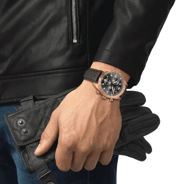 【TISSOT 天梭 官方授權】PRS 516 CHRONOGRAPH 經典賽車計時腕錶 畢業禮物 送禮 推薦(T1316173608200)