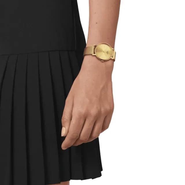 【TISSOT 天梭 官方授權】EVERYTIME LADY 經典優雅 時尚腕錶 畢業禮物 送禮 推薦(T1432103302100)