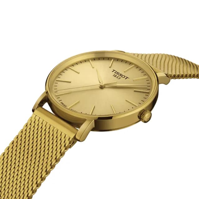 【TISSOT 天梭 官方授權】EVERYTIME 經典腕錶 母親節 禮物 推薦(T1434103302100 / T1432103302100)