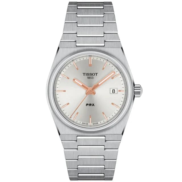 【TISSOT 天梭 官方授權】PRX系列 1970年代復刻 時尚腕錶 畢業禮物 送禮 推薦(T1372101103100)
