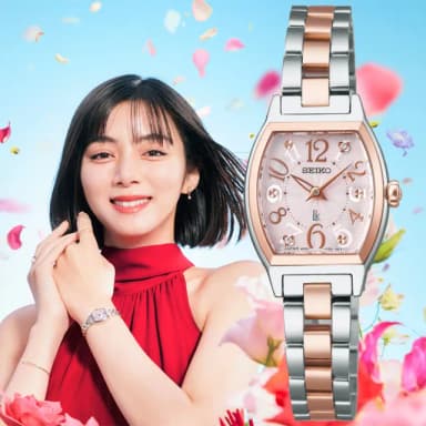 【SEIKO 精工】Lukia系列 30週年限量 花藝聯名 真鑽時尚腕錶 母親節 禮物 推薦(SSWA012J/4N30-00X0K)