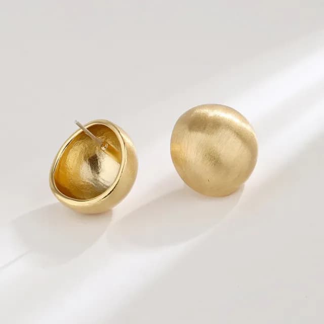 【KT DADA】情人節禮物 設計簡約 耳飾 不過敏耳環 低敏耳釘 S925純銀耳釘 氣質耳釘 圓球 耳釘