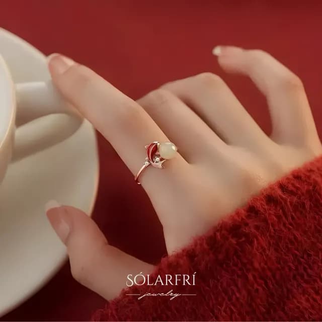 【SOLARFRi】輕奢閃耀戒指｜可調整戒圍大小禮盒包裝(閨蜜情人女友母親老婆生日聖誕禮物)