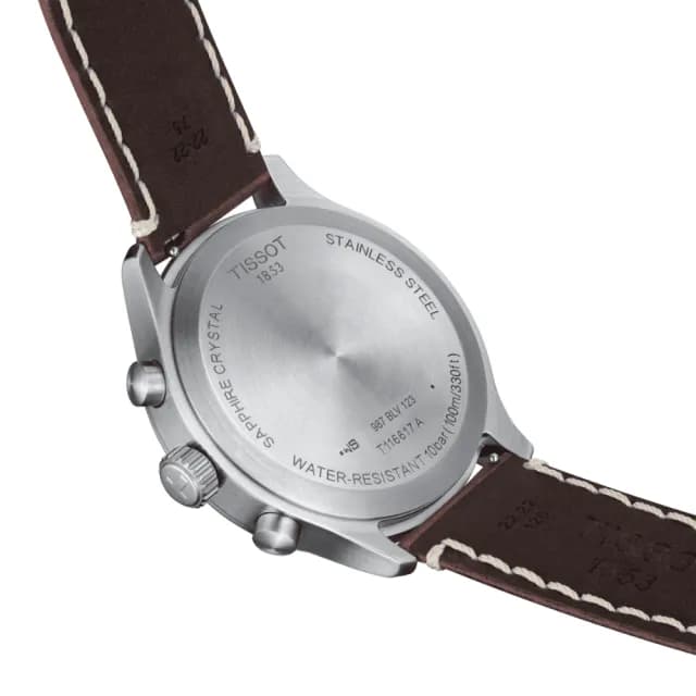 【TISSOT 天梭 官方授權】CHRONO XL 韻馳系列 三眼計時腕錶 父親節 禮物 送禮 推薦(T1166171604200)