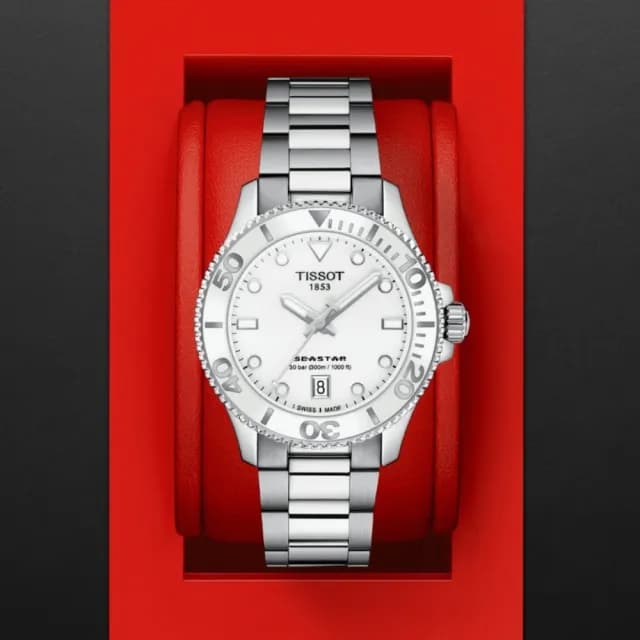 【TISSOT 天梭 官方授權】SEASTAR1000海星系列 潛水腕錶 畢業禮物 送禮 推薦(T1202101101100)
