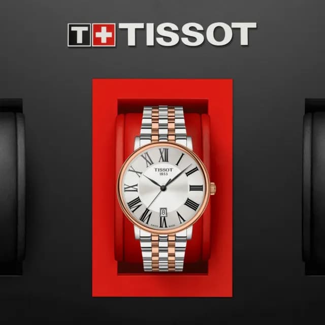 【TISSOT 天梭 官方授權】CARSON系列 簡約時尚腕錶 畢業禮物 送禮 推薦(T1224102203300)