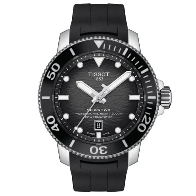 【TISSOT 天梭 官方授權】SEASTAR2000海星系列 潛水機械腕錶 七夕 情人節 禮物 送禮 推薦(T1206071744100)