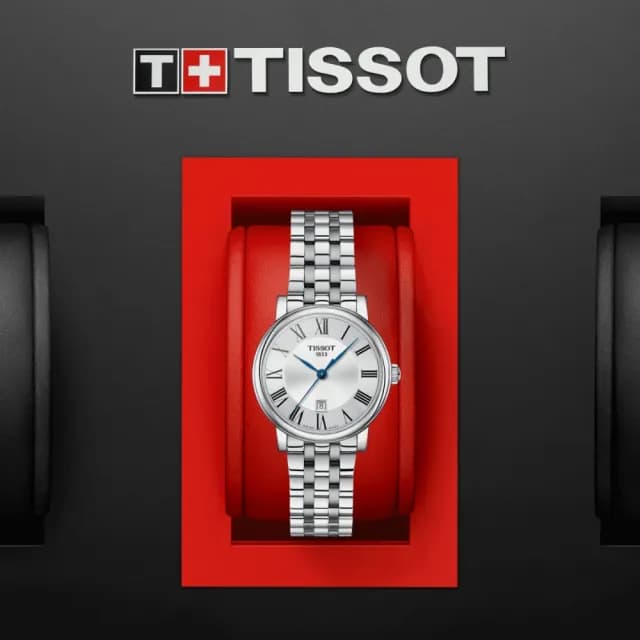 【TISSOT 天梭 官方授權】CARSON系列 簡約時尚腕錶 畢業禮物 送禮 推薦(T1222101103300)