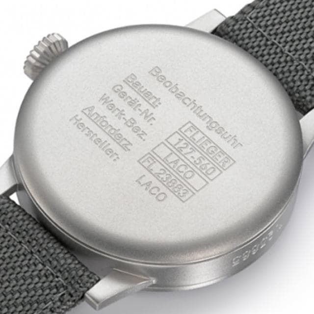 【Laco 朗坤】862081 德國工藝 MUNSTER BLAUE STUNDE 飛行員自動機械手錶 男款(機械錶 42mm)