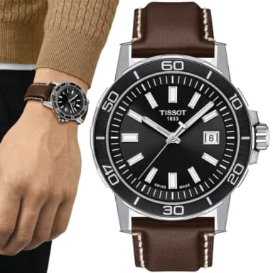 【TISSOT 天梭 官方授權】SUPERSPORT 時尚簡約腕錶 母親節 禮物 推薦(T1256101605100)