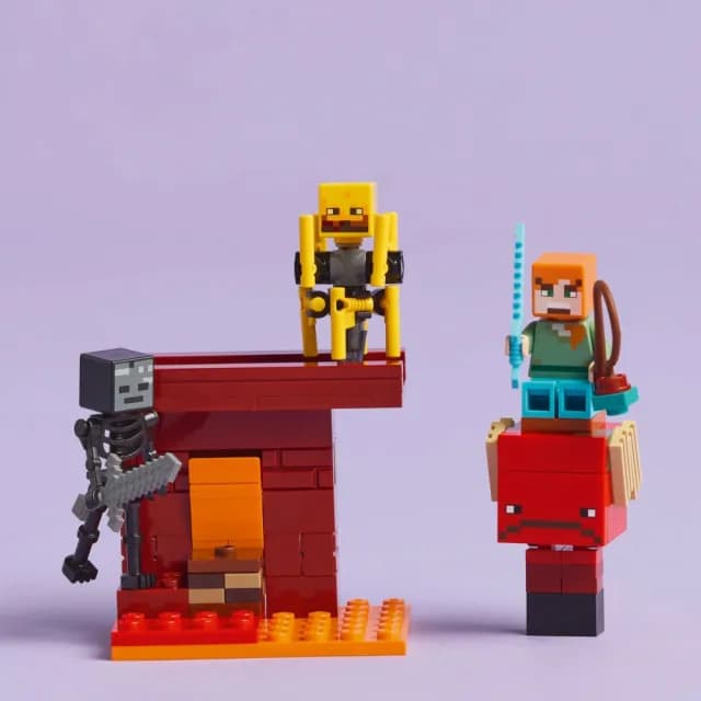 【LEGO 樂高】Minecraft 21266 地獄熔岩大戰(當個創世神 電玩 兒童玩具 禮物)