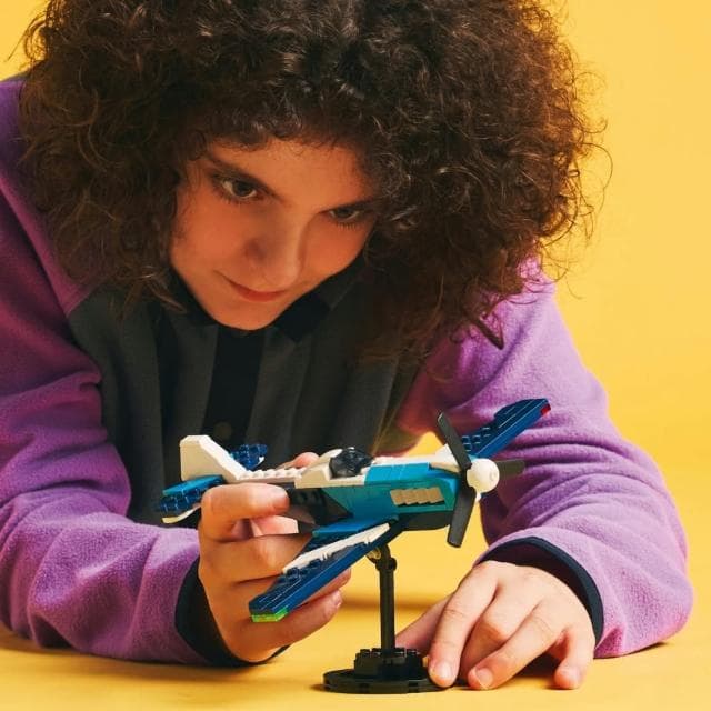 【LEGO 樂高】創意百變系列3合1 31160 飛行器：競技飛機(DIY積木 交通工具玩具 兒童玩具 禮物)
