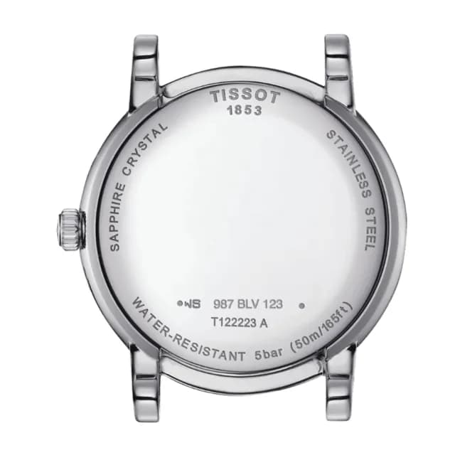 【TISSOT 天梭 官方授權】CARSON系列 簡約時尚月相腕錶 七夕 情人節 禮物 送禮 推薦(T1222231103300)