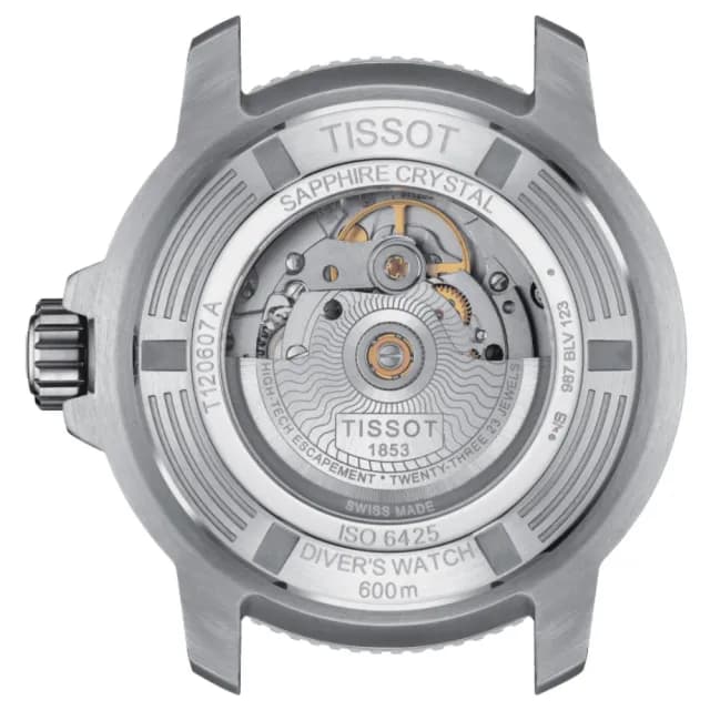 【TISSOT 天梭 官方授權】SEASTAR2000海星系列 潛水機械腕錶 父親節 禮物 送禮 推薦(T1206071104101)