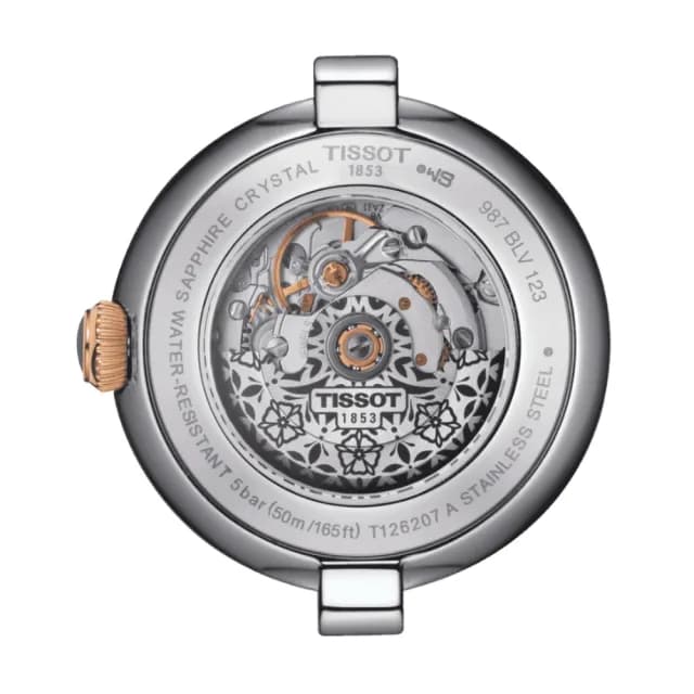 【TISSOT 天梭 官方授權】BELLISSIMA系列 知性時尚機械腕錶 畢業禮物 送禮 推薦(T1262072201300)