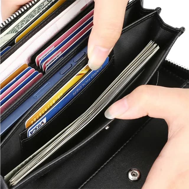 【MoonDy】雙11 錢包 長夾女生 零錢包 錢包女長夾 零錢包韓國 風琴錢包 錢包女長款拉