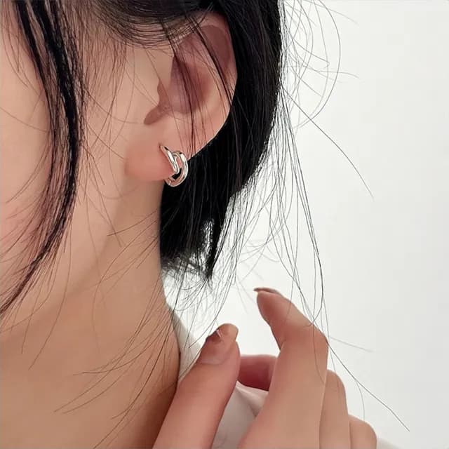 【MoonDy】情人節禮物 女生耳環 s925純銀 愛心耳環 小耳環 抗過敏耳環 扣式耳環 正韓耳環 可愛耳環 小禮物