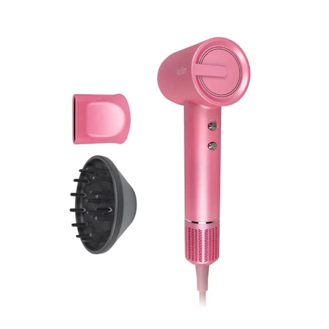 【Kolin 歌林】高速無刷負離子吹風機(SGS 2億負離子/BLDC/冷熱循環/烘髮罩/熱風罩/智慧溫控 速乾)